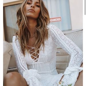 Boho dress selfie Leslie